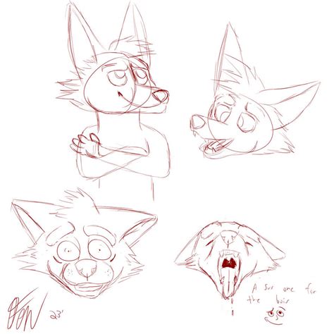 Fox Expressions by Feneren on DeviantArt