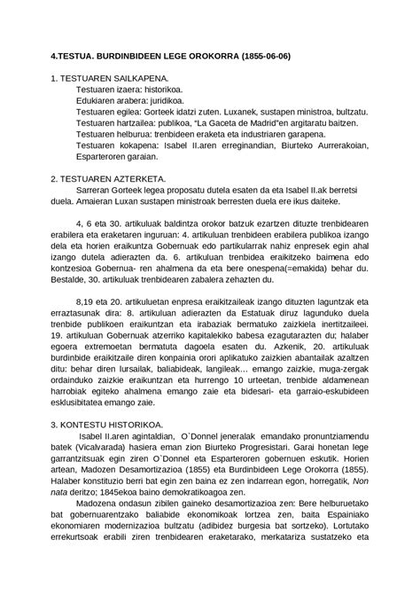 Burdinbideen Lege Orokorra Iruzkina