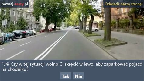 Czy w tej sytuacji wolno ci skręcić w lewo aby YouTube