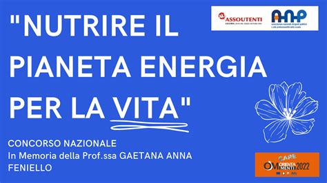 Concorso Nazionale Nutrire Il Pianeta Energia Per La Vita Gioved