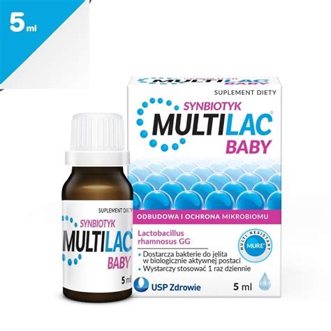 Multilac Baby Synbiotyk Probiotyk Prebiotyk Krople Ml Sk Ad