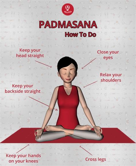 Padmasana Steps