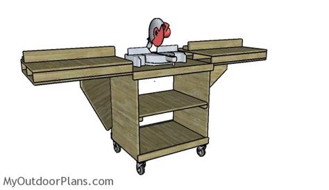 Miter Saw Stand Plans | MyOutdoorPlans | Free Woodworking Plans and ...