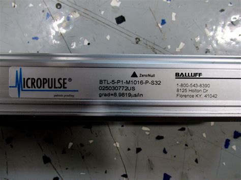 Balluff Micropulse Btl P M P S For Sale Online Ebay