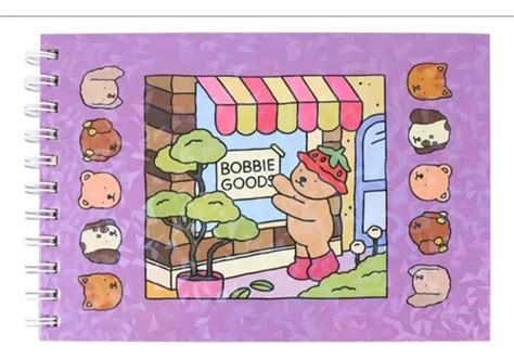 Bobbie Goods Capa Roxa - Livro De Colorir Bobbie Goods 50 Páginas De Capa Dura Roxa | MercadoLivre
