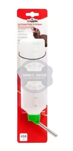 Bebedero Hamster Cuy Conejo Italiano Camon 450ml Cuotas sin interés