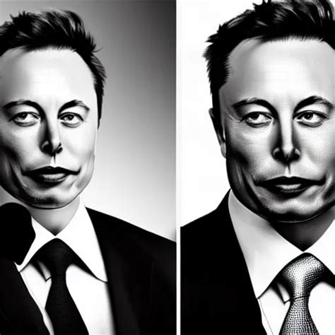 A Portrait Of Elon Musk Merged With Vladimir Putin Stable Diffusion