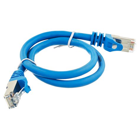 S FTP Netzwerkkabel CAT 6 Blau 0 5 M