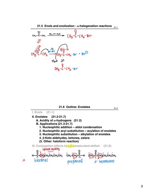 SOLUTION Organic Chemistry Notes Enols And Enolates Studypool