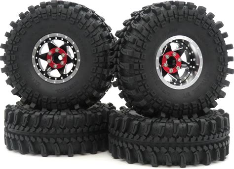 Amazon Hobbysoul Rc Beadlock Wheels And Tires Adjustable