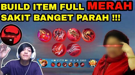 BUILD FANNY FULL WARNA MERAH SAKIT PARAH YouTube