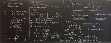 Tafelbilder Theoretische Physik I Mechanik Sommer 2013