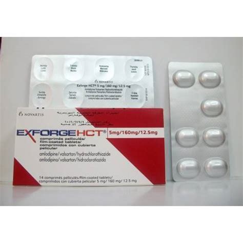 Exforge Hct Mg F C Tablet Order Now Vezeeta Pharmacy