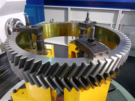 Custom Rolling Mill Herringbone Gears Without Central Gap