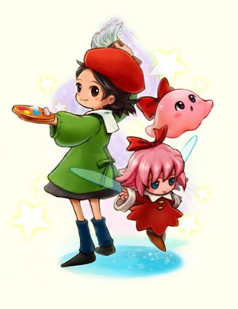 Adeleine Ribbon And Chuchu Kirby And 2 More Drawn By Piranosuke