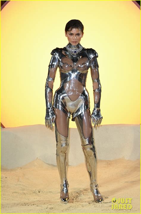 Zendaya Wows In a Futuristic Suit of Armor at 'Dune: Part Two' World ...