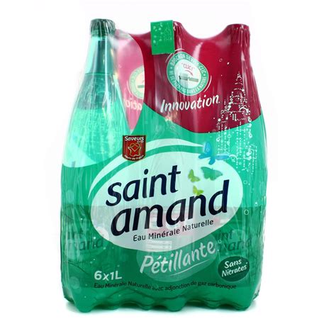 Livraison à domicile Saint Amand Eau gazeuse minérale naturelle 6x1L