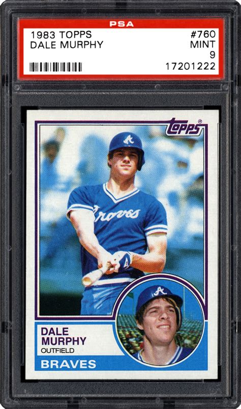 1983 Topps Dale Murphy PSA CardFacts