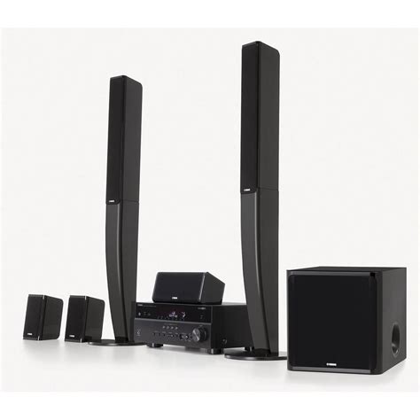 Yamaha YHT 697 5 1 Channel Home Theater In A Box YHT 697BL B H