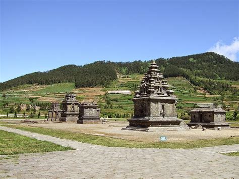 Dieng Temple Above The Mountains Banjarnegara Indonesian Islands