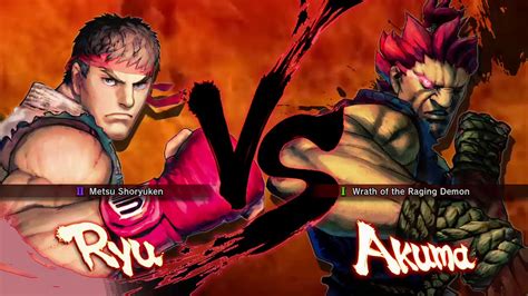 Street Fighter Ryu Vs Akuma