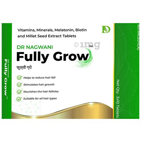 Dr Nagwani Fully Grow Hair Skin Supplements Biotin Multivitamin