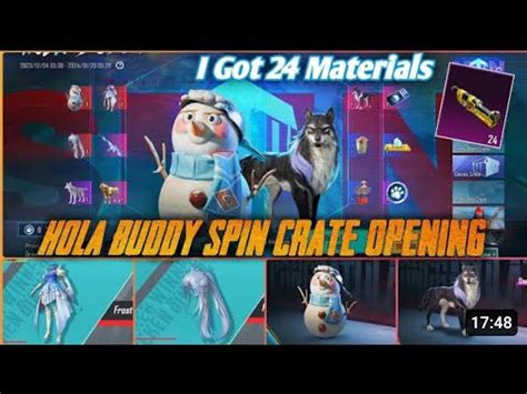 Hola Buddy Crate Opening New Hola Buddycrate Opening Bgmi New Hola