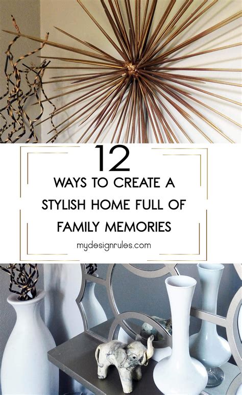 Stylish Ways to Display Family Memories | My Design Rules