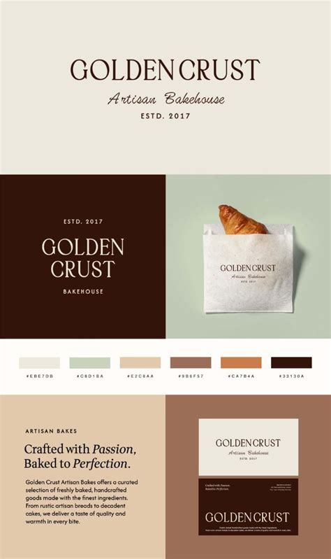 semi custom branding kit  bakeries cafes golden crust