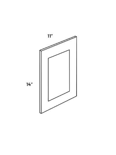 EB21 SD11X14 Elegant Ocean Blue Sample Door CabinetSelect