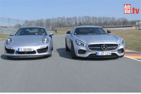 Video Mercedes AMG GT S Vs Porsche 911 Turbo Autobild De