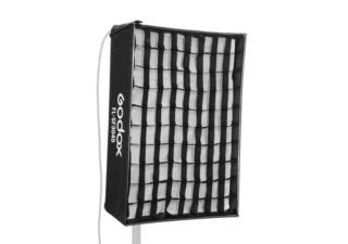 Kit Softbox Avec Grille Nid D Abeille Godox Pour Panneau Led Fl