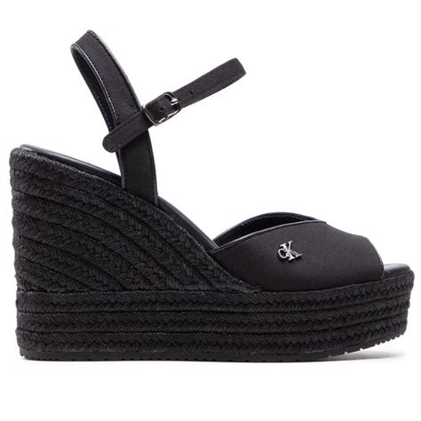 Espadrilles Calvin Klein Jeans Wedge Sandal Ankle Strap Yw Yw