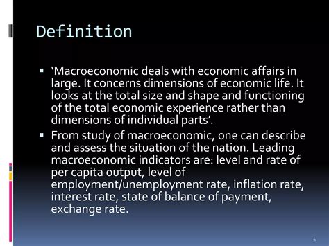 Introduction To Macroeconomics National Income Ppt