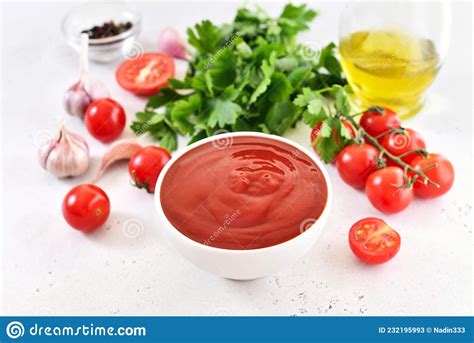 Homemade Tomato Sauce Stock Image Image Of Sauce Pepper 232195993