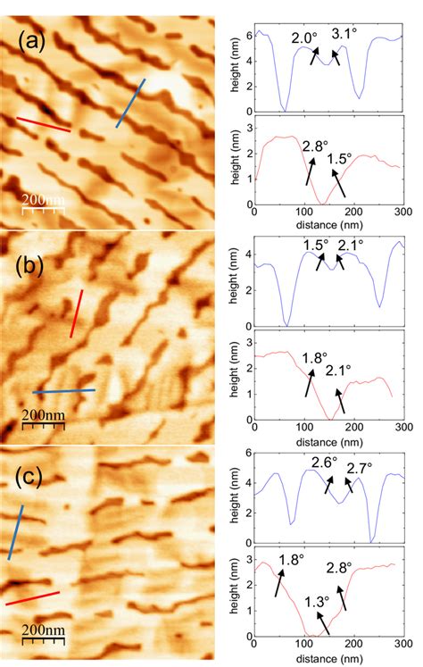 Fig S1 Afm Topology 1x1 µm 2 And Typical Profile Lines Of Bfolao