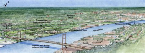 Gordie Howe International Bridge, connecting Canada and the U.S., to ...