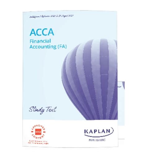 Buy Kaplan Acca F3 Financial Accounting Fa Study Text