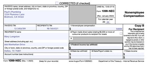 1099 Nec Form 2023 Printable Free Fillable