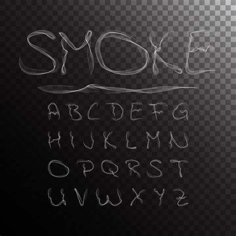 1 575 Smoke Alphabet Vector Images Depositphotos