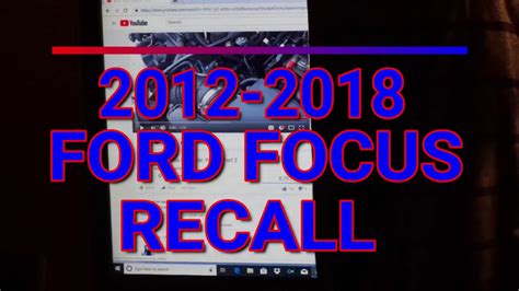 Ford Focus Recalls By Vin Number