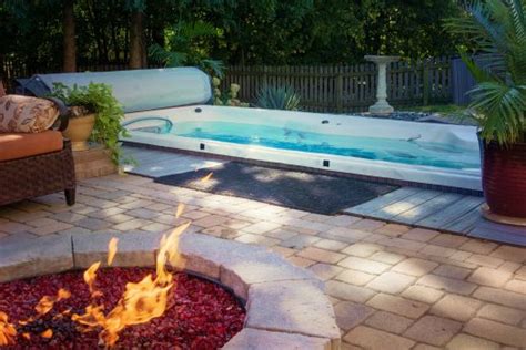Fire And Water Fire Pit Hot Tub Backyard Ideas Backyard Planning