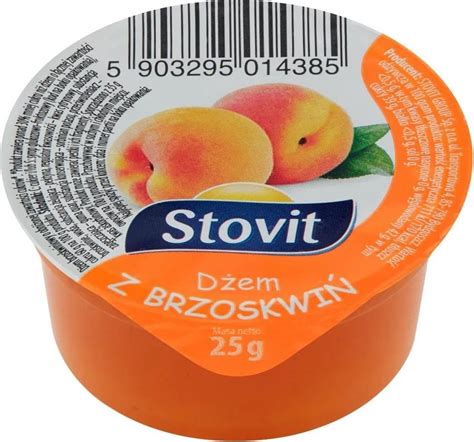 Stovit Dżem z brzoskwiń 25 g Ceny i opinie Ceneo pl