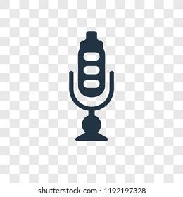 Handdrawn Microphone Doodle Icon Vector Illustration Stock Vector