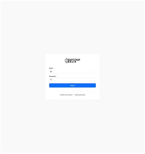 Bootstrap Login Form With Company Logo Bootstrapbrain