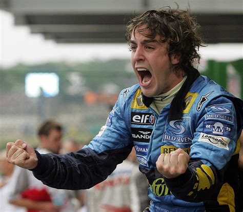 Alonso celebrate his first WDC in 2005 : r/formula1