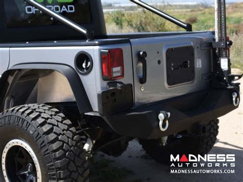 Jeep Wrangler JK Rear Stubby Bumper Black