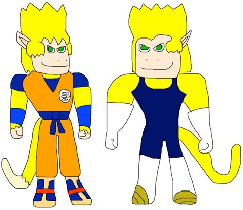 Goku and Vegeta Super Saiyan by jacobyel on DeviantArt