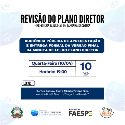 Audiência Pública de Apresentação e Entrega Formal da Versão Final da