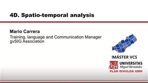 12 4d Spatio Temporal Analysis Youtube